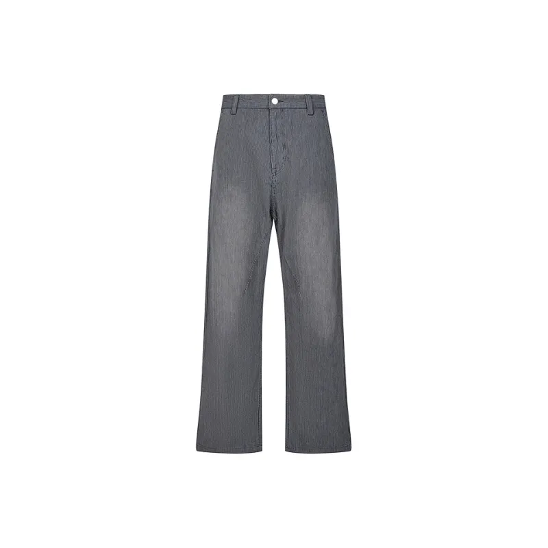 CROQUIS Jeans Men's Dark Blue White Stripes-0