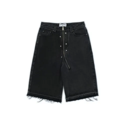 FREE WORLD ORDER Denim Shorts Unisex Black