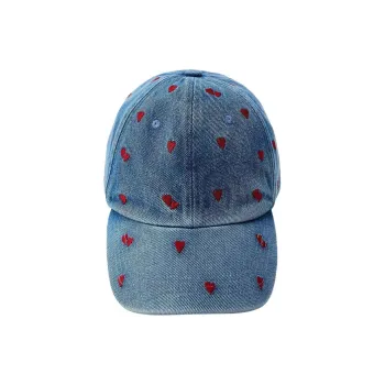 ZARA Cotton Baseball Caps Women's Blue