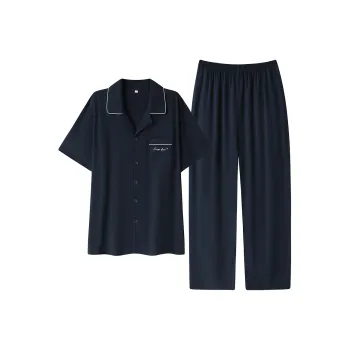 GOSO Pajama Set Men's Navy Blue