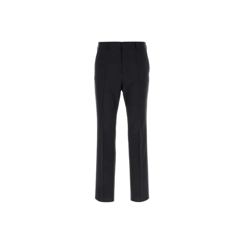 Valentino Pleated Straight Leg Trousers-0