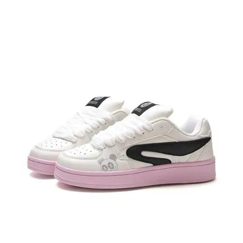 GULIA Skateboard Shoes Women's Panda Pink Black