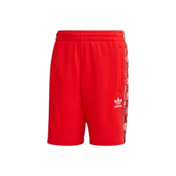 Adidas Originals Adidas WxE 3 Stripe Casual Shorts Men Bright Pink Red