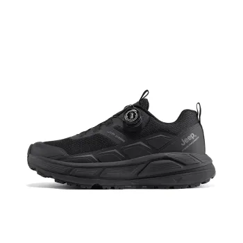 Jeep Slip Resistant, Height Increasing, Lightweight, And Breathable Low Top Running Shoes Men's Black