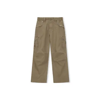 BONELESS Cargo Pants Unisex Olive Green