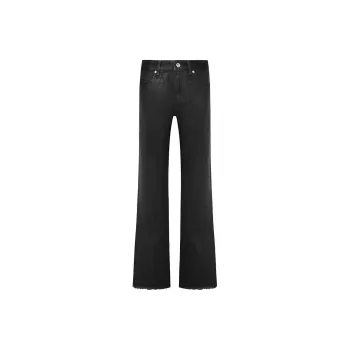 COOLALPACA Loose Fit Bootcut Jeans Unisex Black