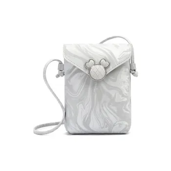 POLG PU Shoulder Bag Women's Silver Gray