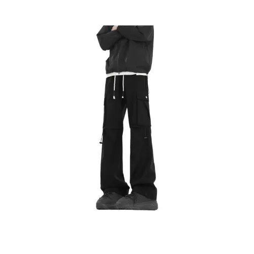 FASTFISH Cargo Pants Men's Black