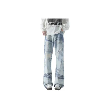 TEN MIRO Jeans Unisex Light Blue