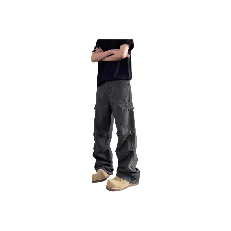 COMOWA Cargo Pants Unisex Gray-0