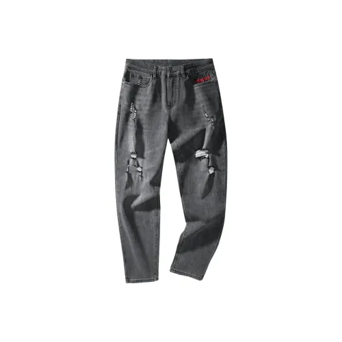 Dance With Wolves Jeans Men's Medium Gray
