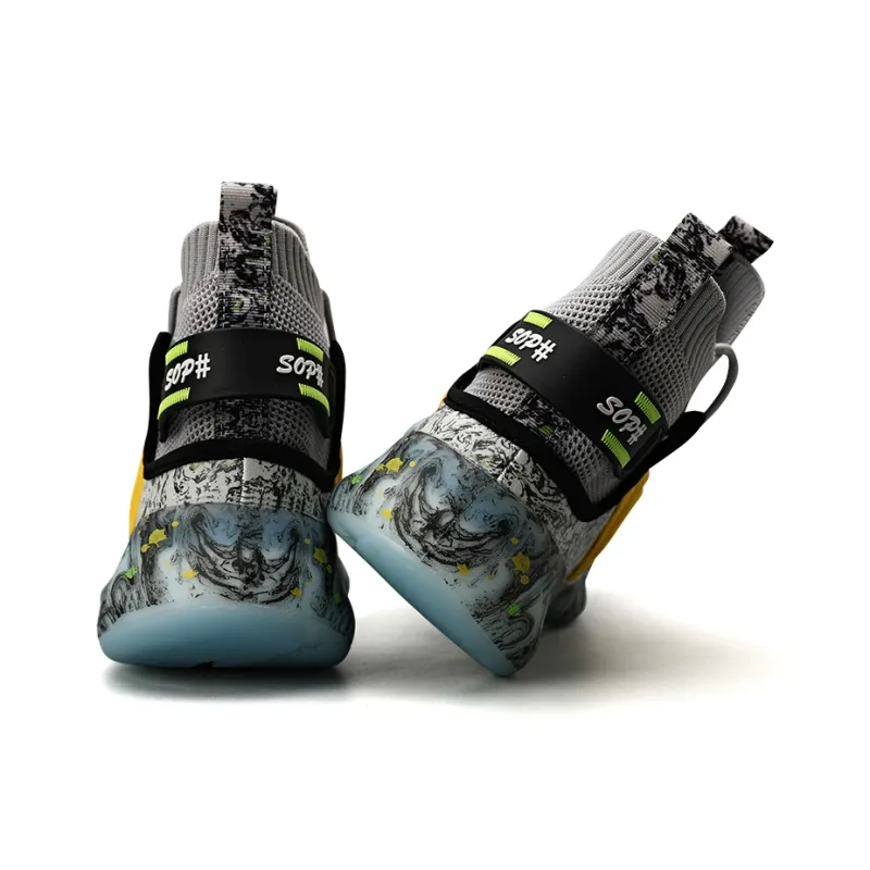 KYMOOU Cushioning, Slip Resistant, And Abrasion Resistant High Top Casual Shoes Men's-16