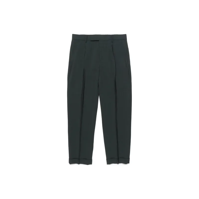 WACKO MARIA x DORMEUIL FW24 TYPE-1 Suit Trouser Unisex Dark Green-0