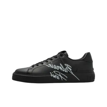BALMAIN Low Top Skateboard Shoes Men's Black