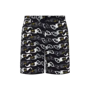 VERSACE Casual Shorts Men Black