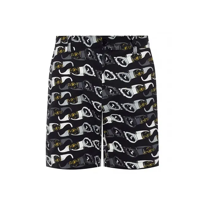VERSACE Casual Shorts Men Black-0