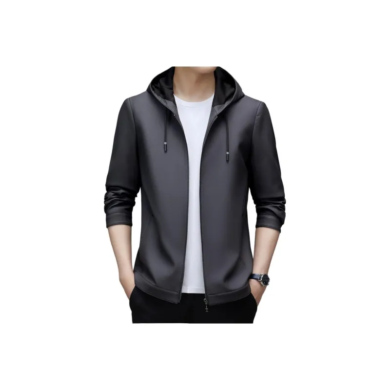 PIERRE CARDIN Leather Jacket Men's-14