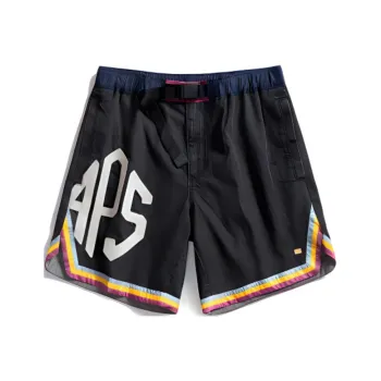 AlphaStyle Casual Shorts Unisex Black