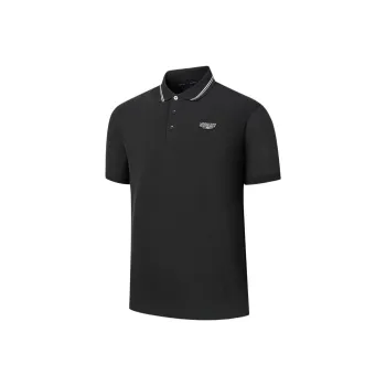 Saucony NATHAN BELL Collection Polo Shirt Unisex Black