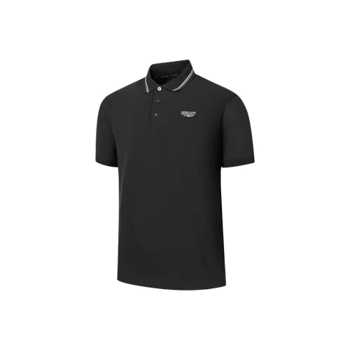Saucony NATHAN BELL Collection Polo Shirt Unisex Black
