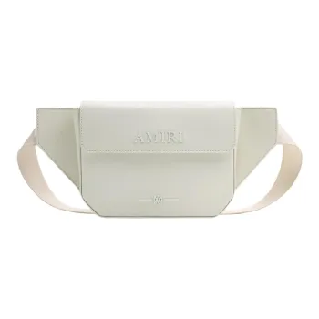 AMIRI Calfskin Shoulder Bag Crossbody Bag Regular Unisex White