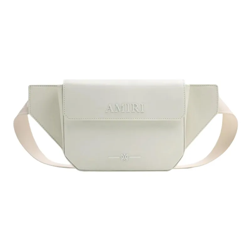 AMIRI Calfskin Shoulder Bag Crossbody Bag Regular Unisex White-0