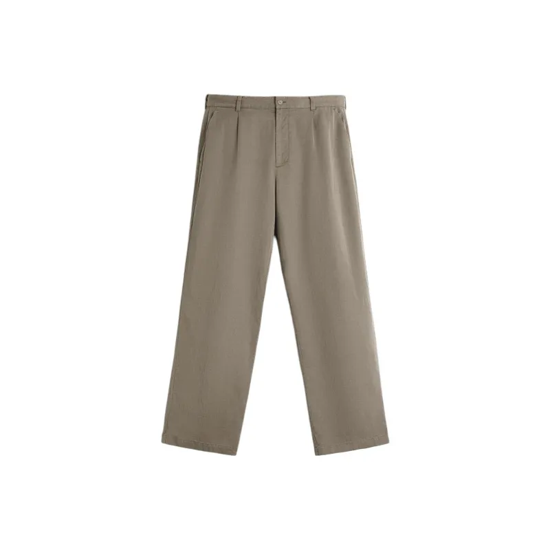 ZARA Suit Trouser Men's Dark Taupe-0