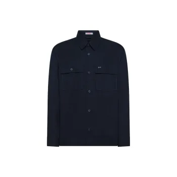SUN68 Shirts Men Navy