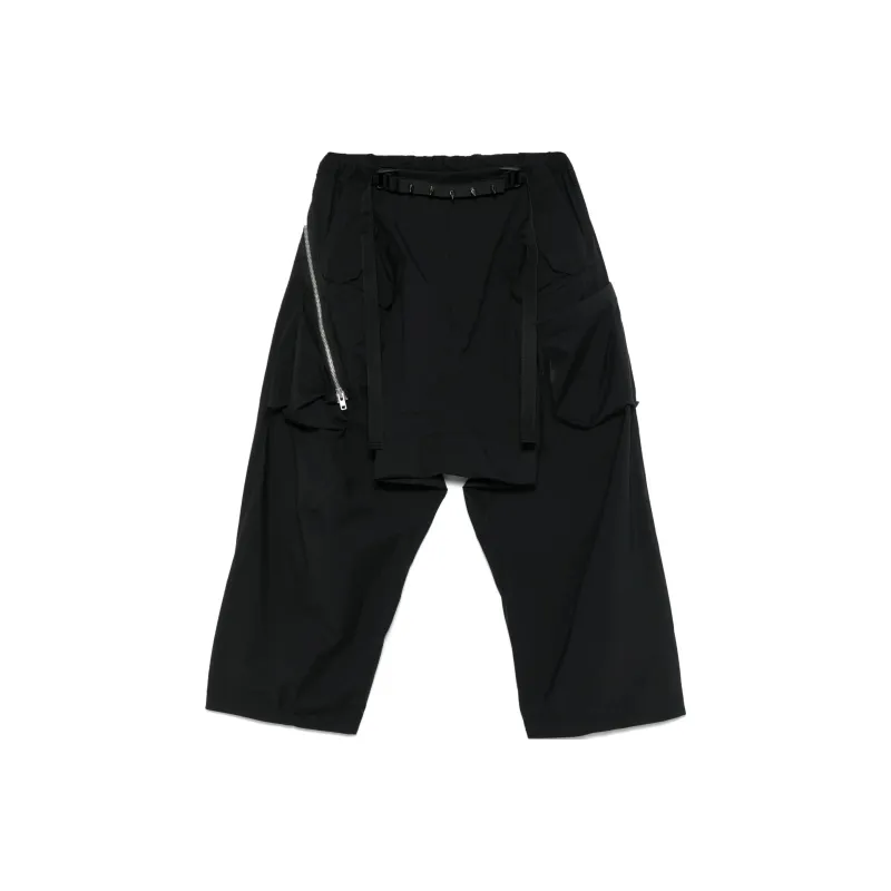ACRONYM Encapsulated Nylon Ultrawide Drawcord Trouser-0