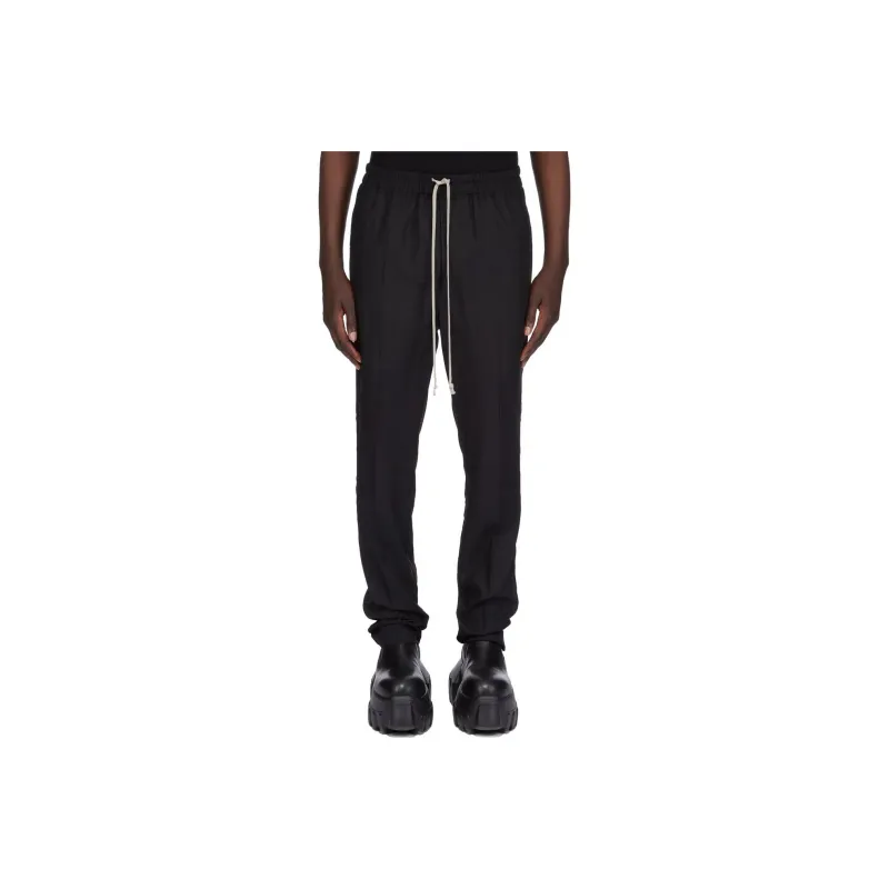 RICK OWENS Drawstring Slim Long Pants-0