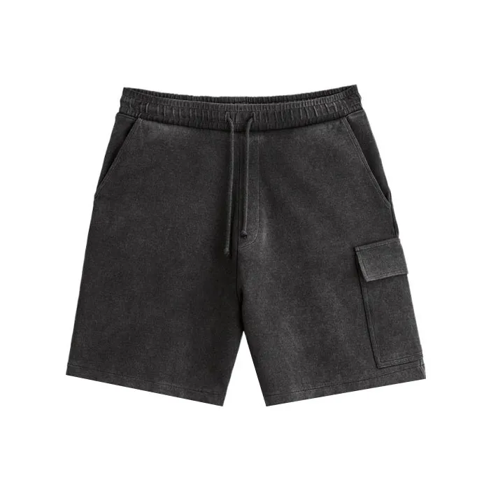 ZARA Cargo Shorts Men Black-0