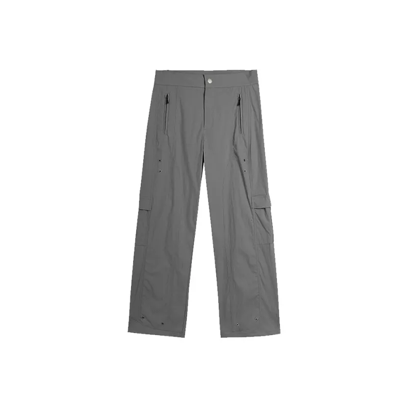 BANDITK GANGN Casual Pants Unisex Ecru-7