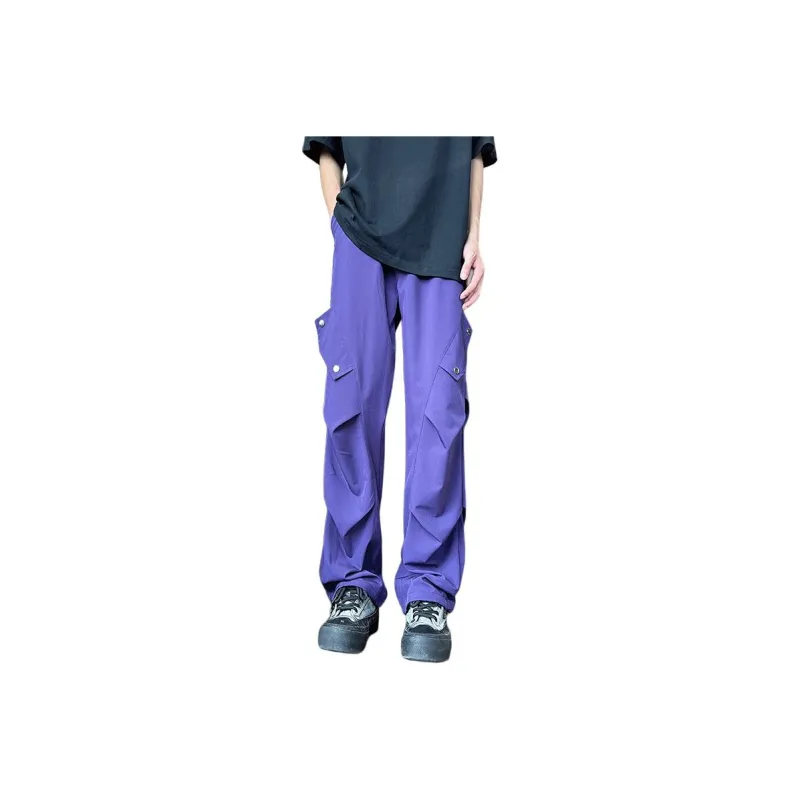 RASHOMONG Casual Pants Unisex-11