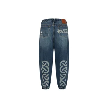 EVISU Jeans Men Denim Blue