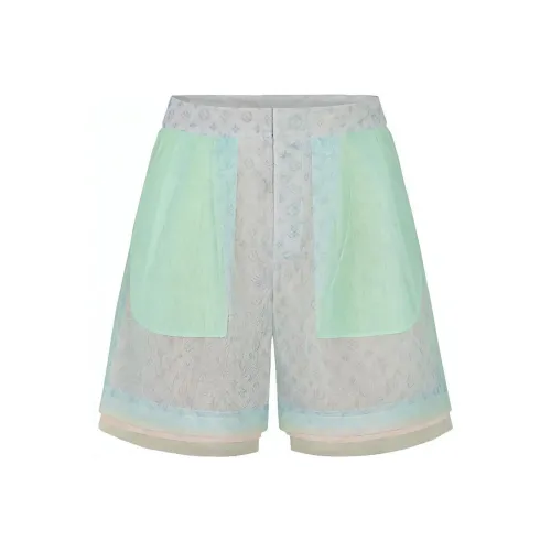 LOUIS VUITTON Casual Shorts Men's Turquoise