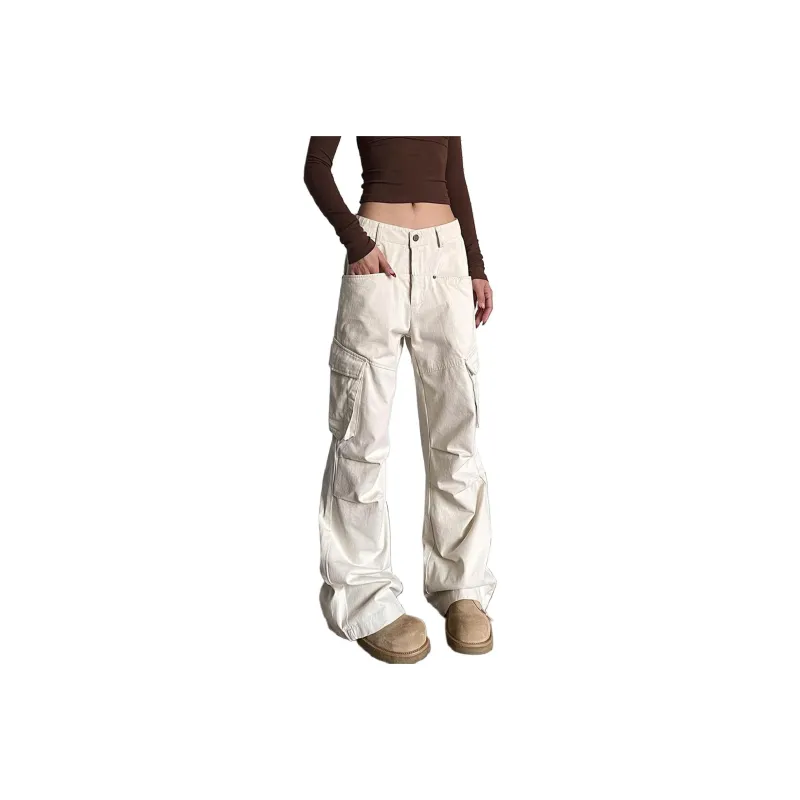 Pirkadat Jeans Unisex Apricot White-0