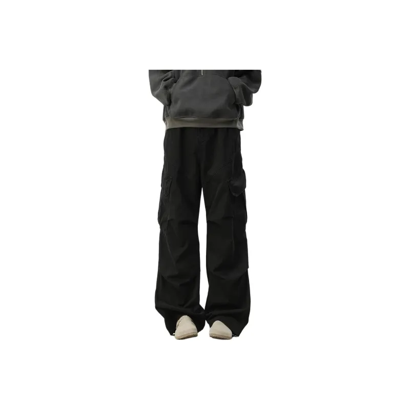 NEVER RULE Cargo Pants Unisex Green-2