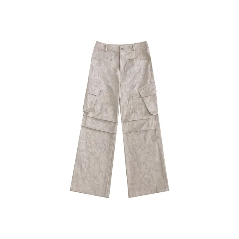 FDR Cargo Pants Unisex Marble Apricot-0