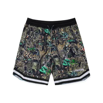 SPALDING Loose Fit Shorts Unisex Black