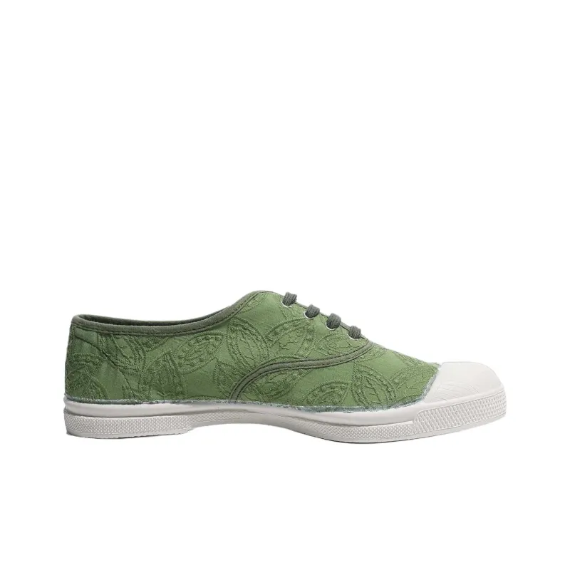 BENSIMON LACETS Low Top Casual Shoes Women's Green-1