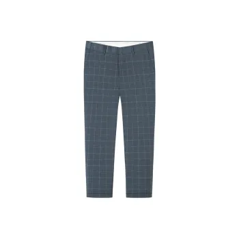 Dance With Wolves Suit Trouser Men's Gray Blue