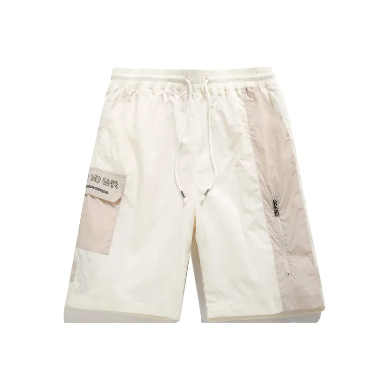 Guuka Cargo Shorts Men Ecru-0