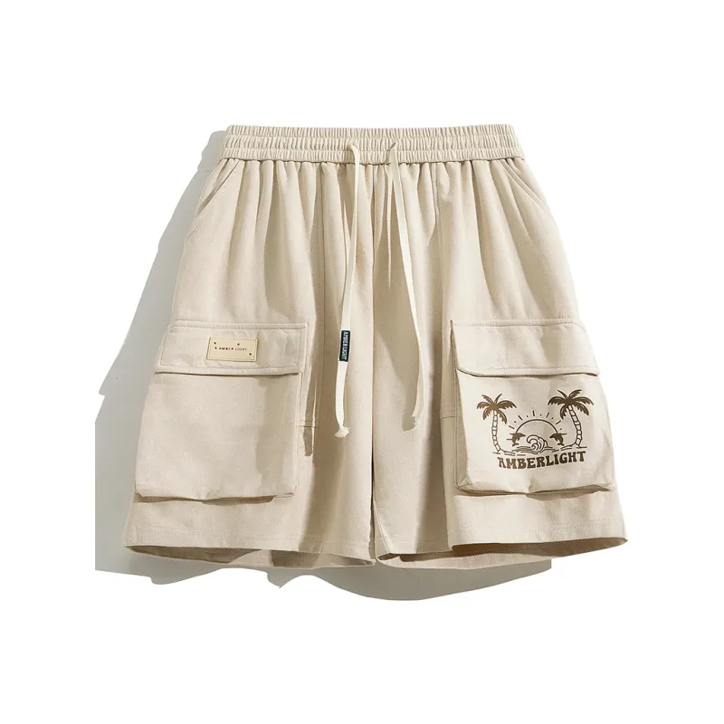 AMBER LIGHT AMBER LIGHT Mountain Outdoor Cargo Shorts Unisex-6