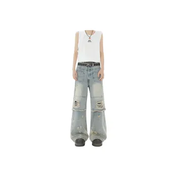 COMXZ Jeans Unisex Blue