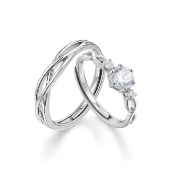 Treasure Flaws S999 Fine Silver Rings Unisex Silver