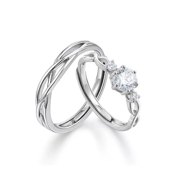 Treasure Flaws S999 Fine Silver Rings Unisex Silver-0