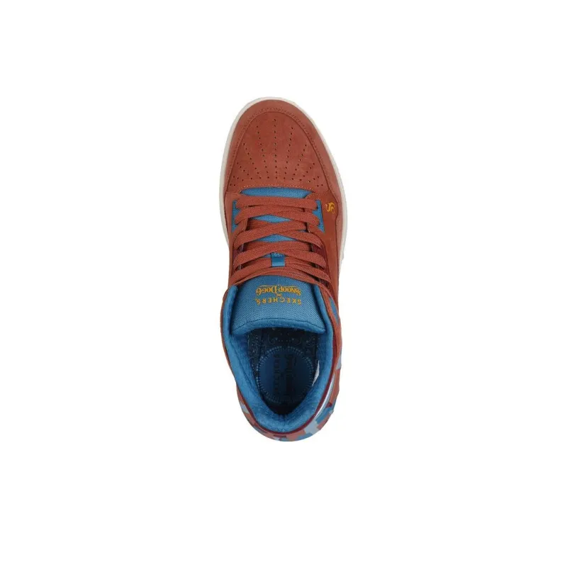 SNOOP DOGG x Skechers Sizzle Mid Top Running Shoes Men's Red-4