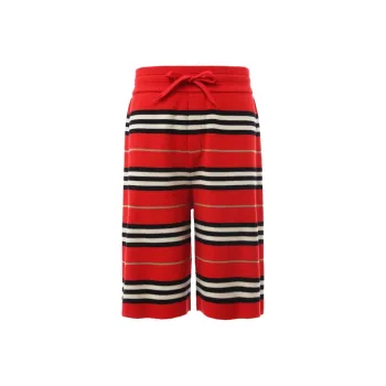 Burberry Casual Shorts Men's Red Plaid
