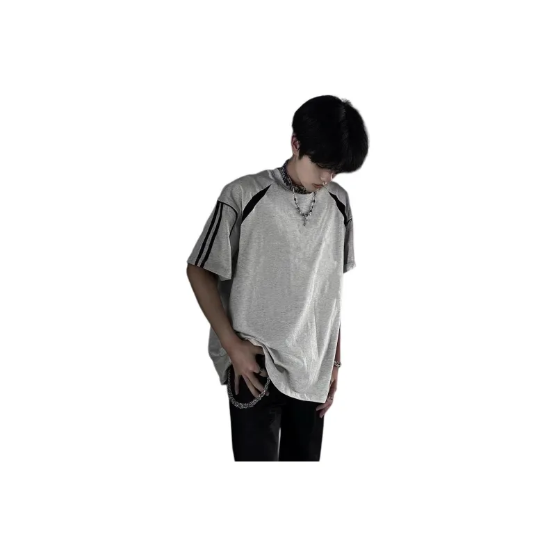 XIDELONG T Shirt Unisex Smoke Cloud Gray-0