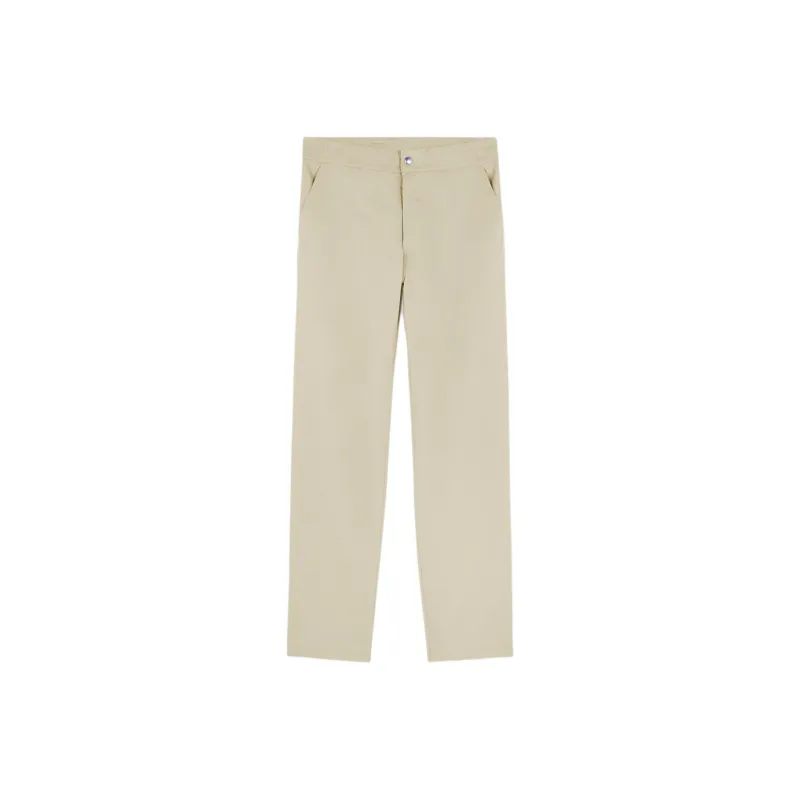Maison Kitsune Logo Embroidered Straight Leg Trousers-0
